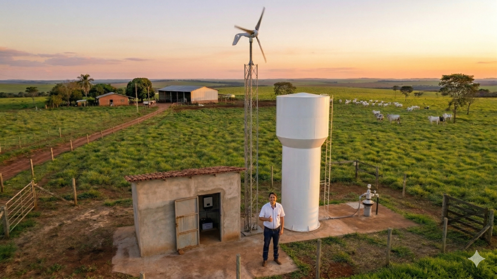 Mini Usina Eólica Offgrid