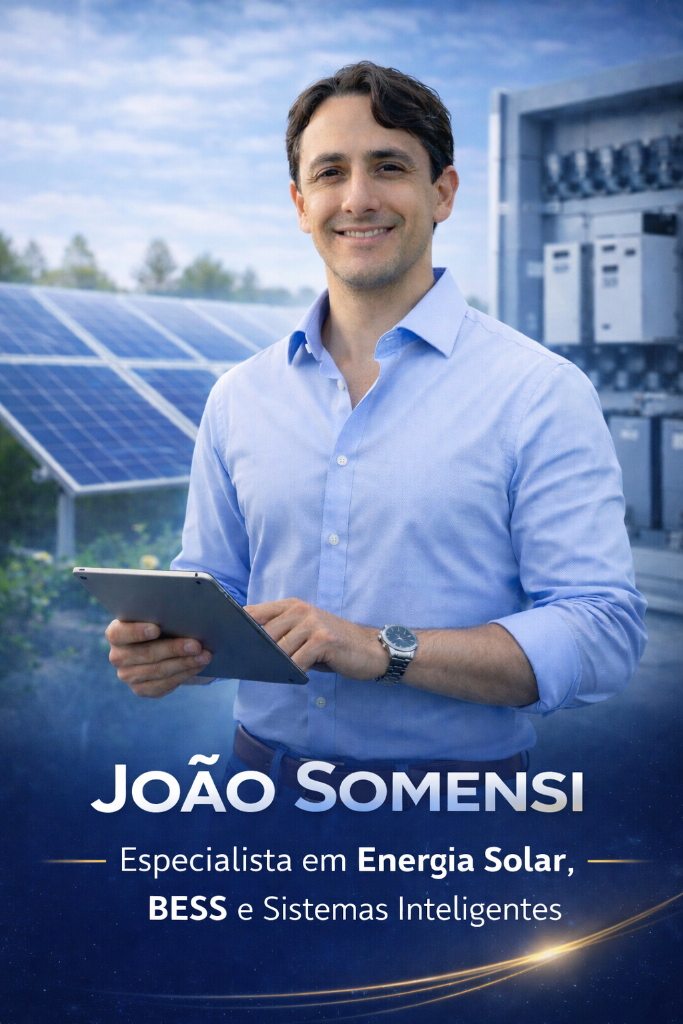 João Somensi — Especialista em Energia Solar, BESS e Energia Inteligente